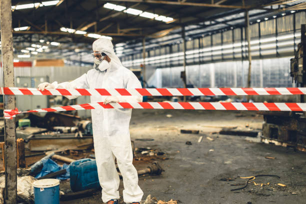 Professional Trauma Scene Cleanup technician working in Wingate, NC